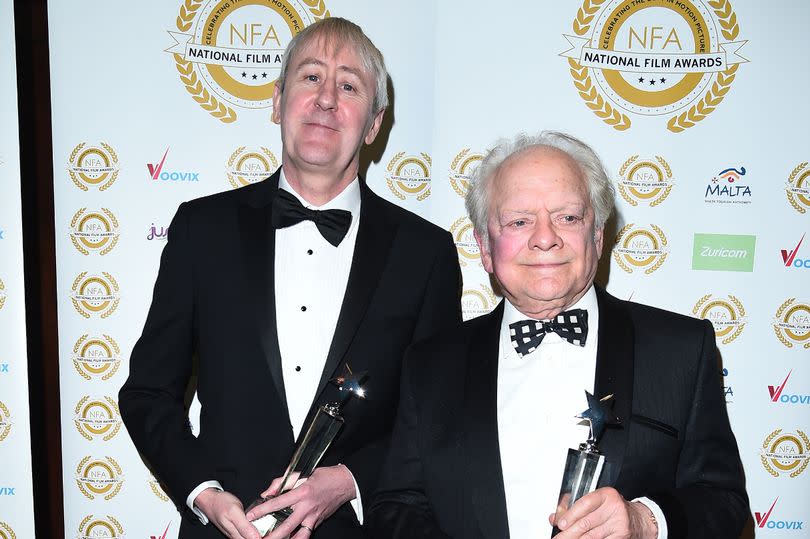 Nicholas Lyndhurst and David Jason were once close colleagues -Credit: Getty Images