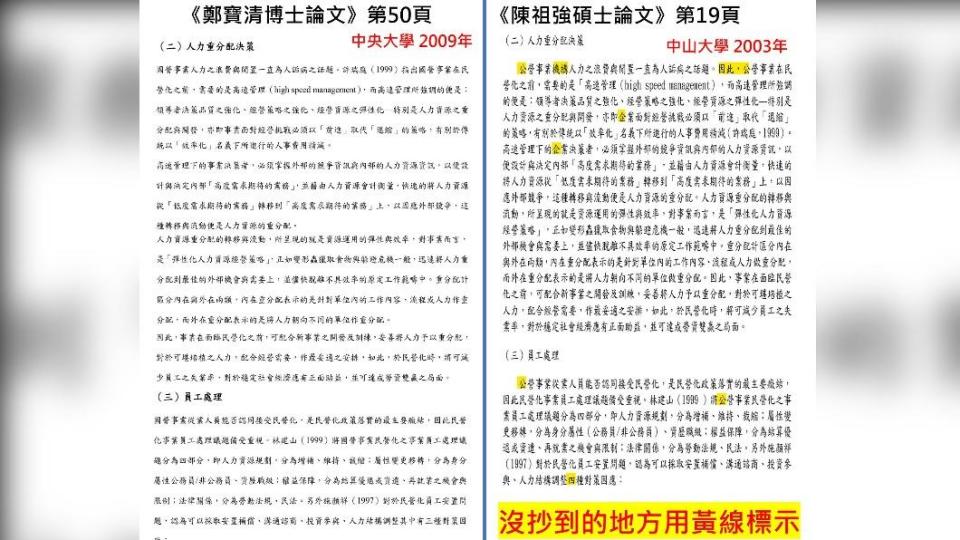 網紅四叉貓指前民進黨立委、桃園市長參選人鄭寶清論文涉抄襲。（圖／四叉貓臉書）