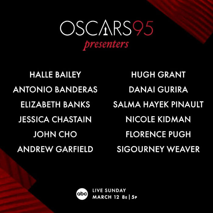 Lista de presentadores de los Oscar