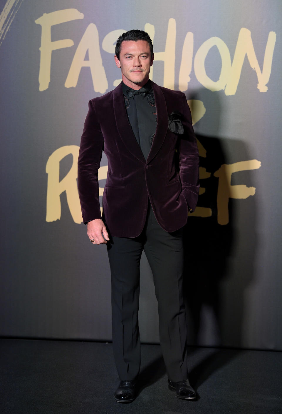 September 14, 2019: Luke Evans attends Fashion For Relief London 2019