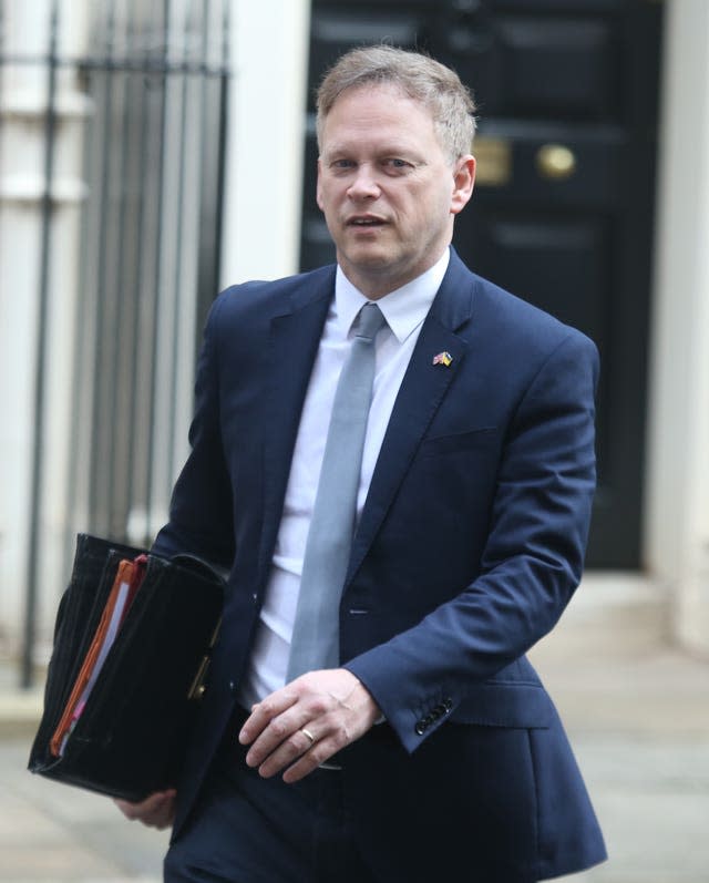 Transport Secretary Grant Shapps 