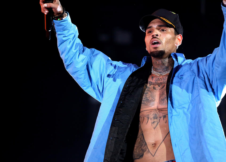 Chris Brown, at the 2018 BET Experience Staples Center Concert on June 22, 2018, is accused of rape in Paris. (Photo: Ser Baffo/Getty Images for BET)