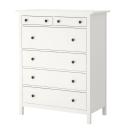 <p>Agnieszka says: 'These HEMNES drawers are ideal for storing away smocked rompers, sweater vests and canvas shoes – with a design that’s a suitable fit for any theme of nursery.'</p><p><a rel="nofollow noopener" href="https://www.ikea.com/gb/en/products/storage-furniture/chest-of-drawers/hemnes-chest-of-6-drawers-white-art-20374277/" target="_blank" data-ylk="slk:BUY NOW;elm:context_link;itc:0;sec:content-canvas" class="link ">BUY NOW</a><br></p>