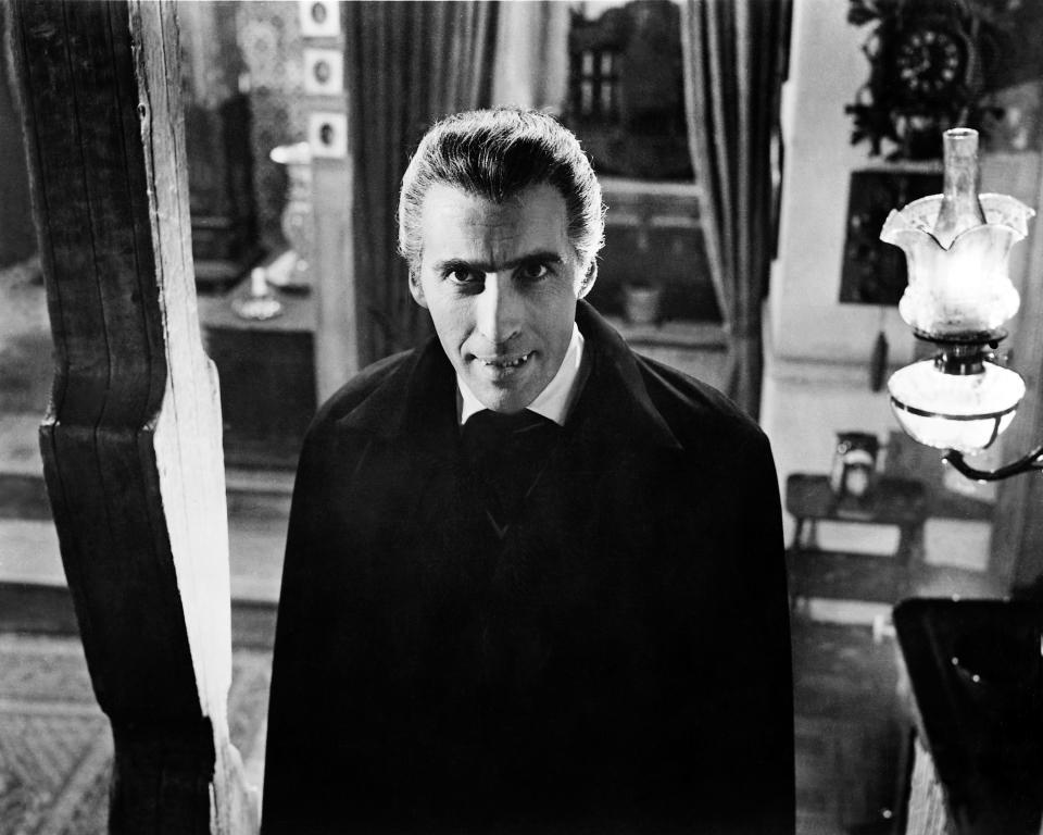 British actor Christopher Lee plays the vampiric Count in 'Dracula', 1958. (Photo by Silver Screen Collection/Getty Images)