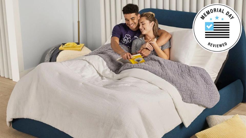The Serta Memory Foam Perfect Sleeper has edge support, feels cool and is on sale for Memorial Day.