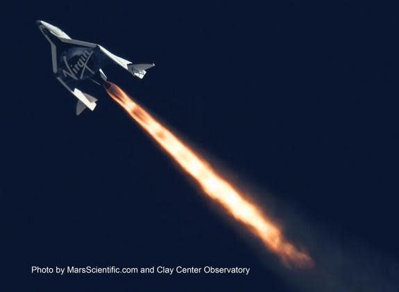 Virgin Galactic conducted a historic first supersonic test flight of SpaceShipTwo on April 29, 2013, in the Mojave Desert, CA.