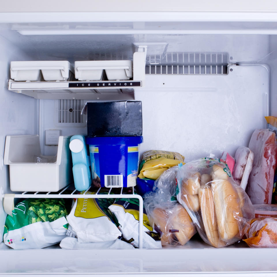 Organized freezer (Shutterstock)