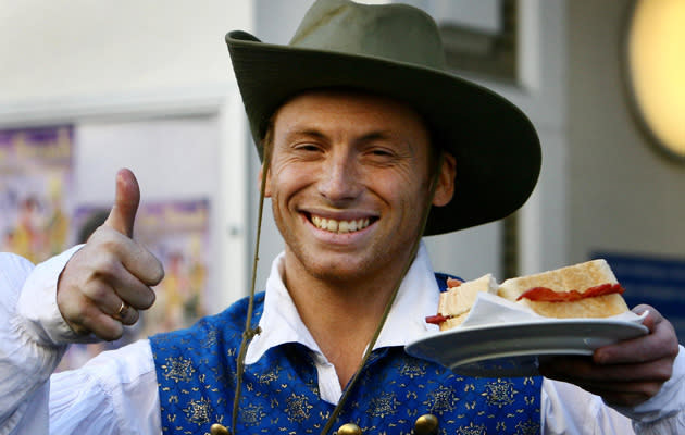 <b>Joe Swash – I’m A Celebrity winner 2008</b><br><br> Former EastEnder and all-round cheeky chappy Joe Swash returned to Albert Square briefly after his victory Down Under among other TV appearances. In 2009 he started presenting ITV2’s ‘I’m a Celebrity’ sister show and currently hosts another ITV2 show ‘Minute to Win it’ and a CBBC show ‘Gimme A Break’.