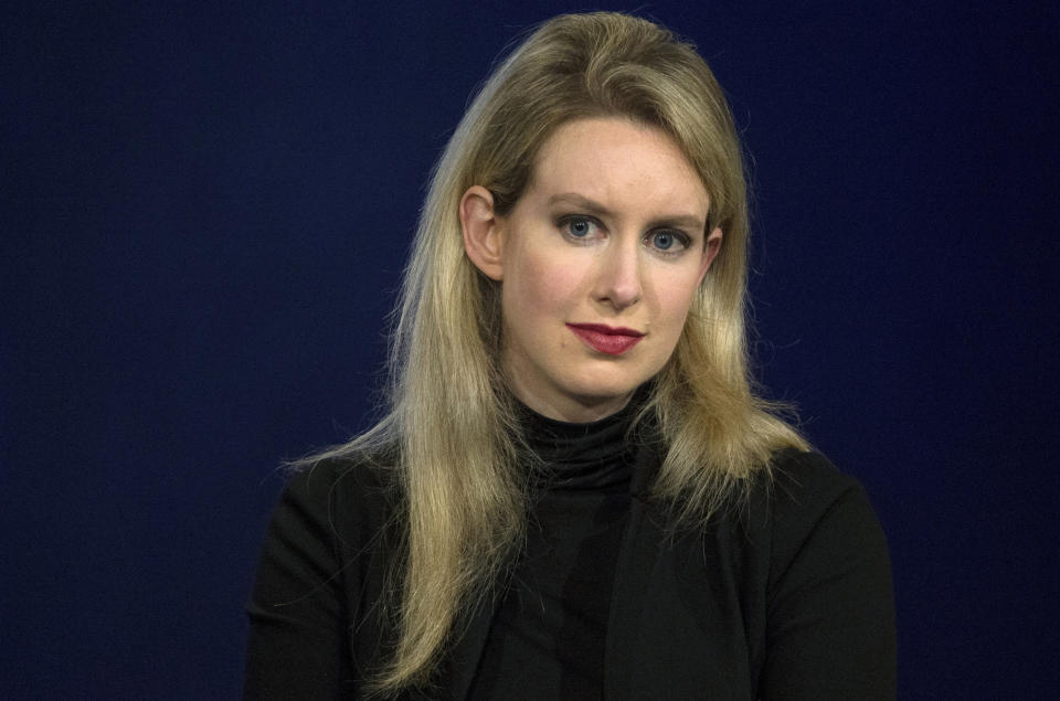 Theranos founder Elizabeth Holmes is charged with wire fraud and conspiracy to commit wire fraud and is expected to go to trial in summer 2020. She has pleaded not guilty. (Photo: Brendan McDermid / Reuters)