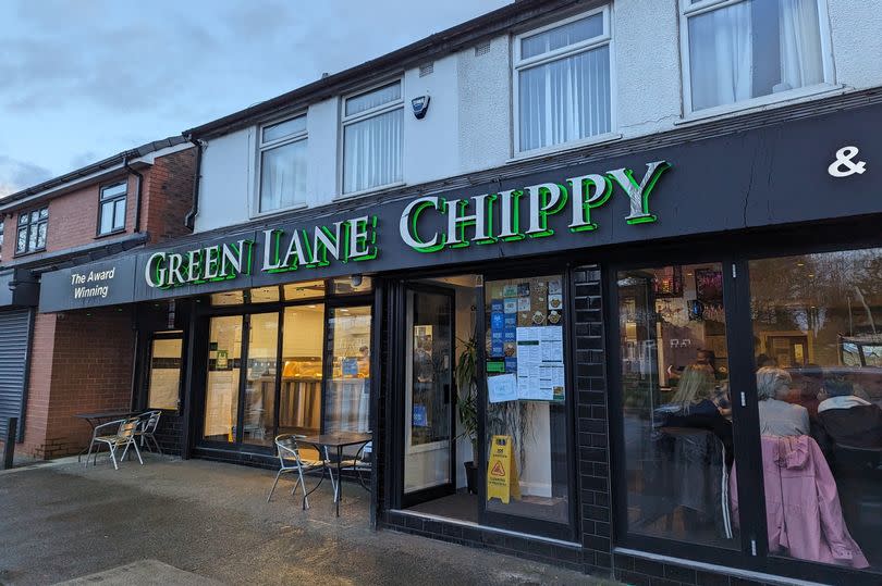 Green Lane Chippy in Leigh