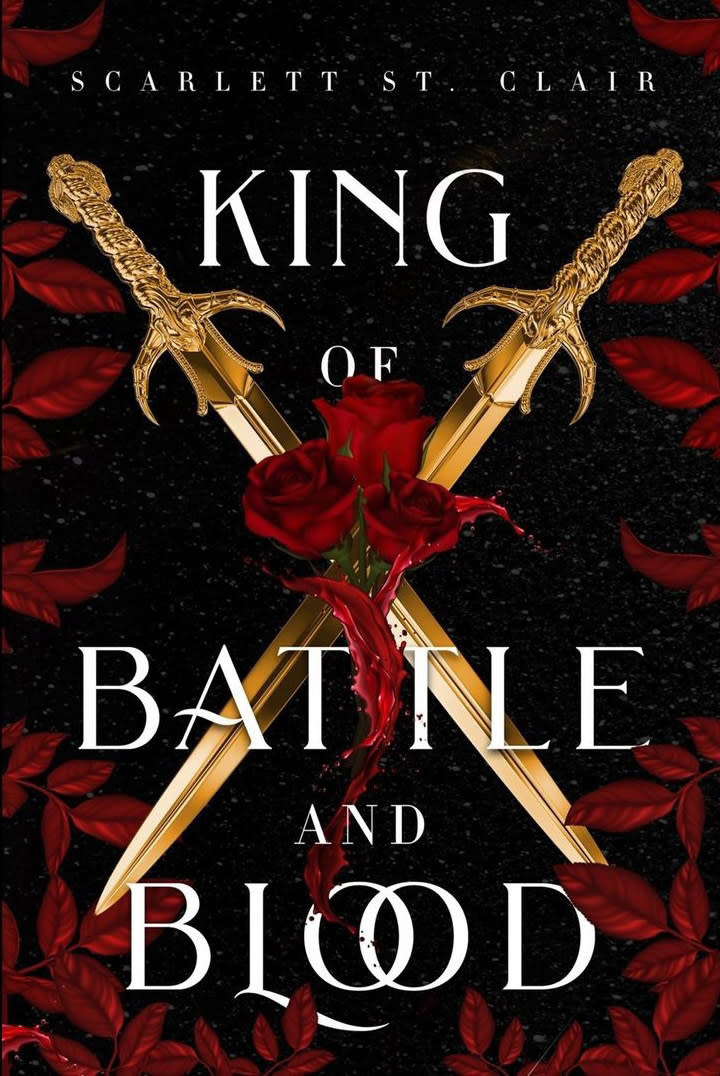 King of Battle & Blood cover. Book by Scarlett St. Clair