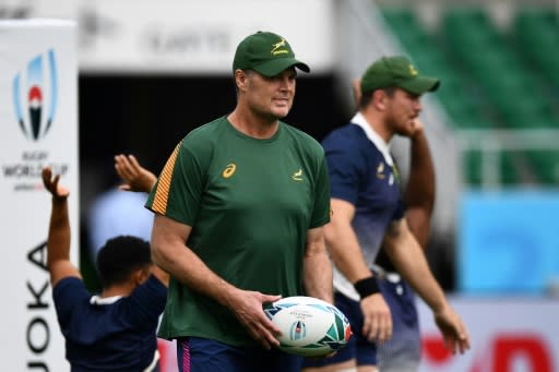South Africa coach Rassie Erasmus says the 'miracle of Brighton' when Japan beat the Boks in the 2015 World Cup has been "erased"