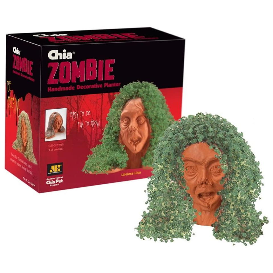 <p><a href="https://go.redirectingat.com?id=74968X1596630&url=https%3A%2F%2Fwww.walmart.com%2Fip%2FChia-Pet-Zombie-Lifeless-Lisa-Decorative-Pot-Easy-to-Do-Fun-to-Grow-Chia-Seeds%2F790452221&sref=https%3A%2F%2Fwww.redbookmag.com%2Fhome%2Fg44003011%2F9-weird-products-you-can-buy-on-sale-this-memorial-day%2F" rel="nofollow noopener" target="_blank" data-ylk="slk:Shop Now;elm:context_link;itc:0;sec:content-canvas" class="link ">Shop Now</a></p><p>Zombie Chia Pet</p><p>$12.99</p><p>walmart.com</p>