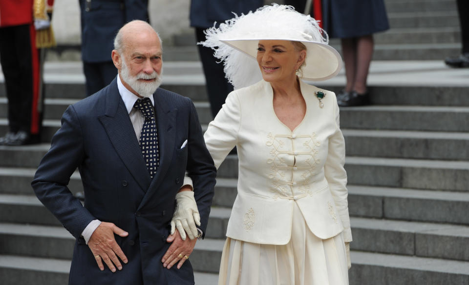 Prinz Michael von Kent mit seiner Frau Prinzessin Michael, geborene Marie Christine von Reibnitz. (Bild: Getty Images)