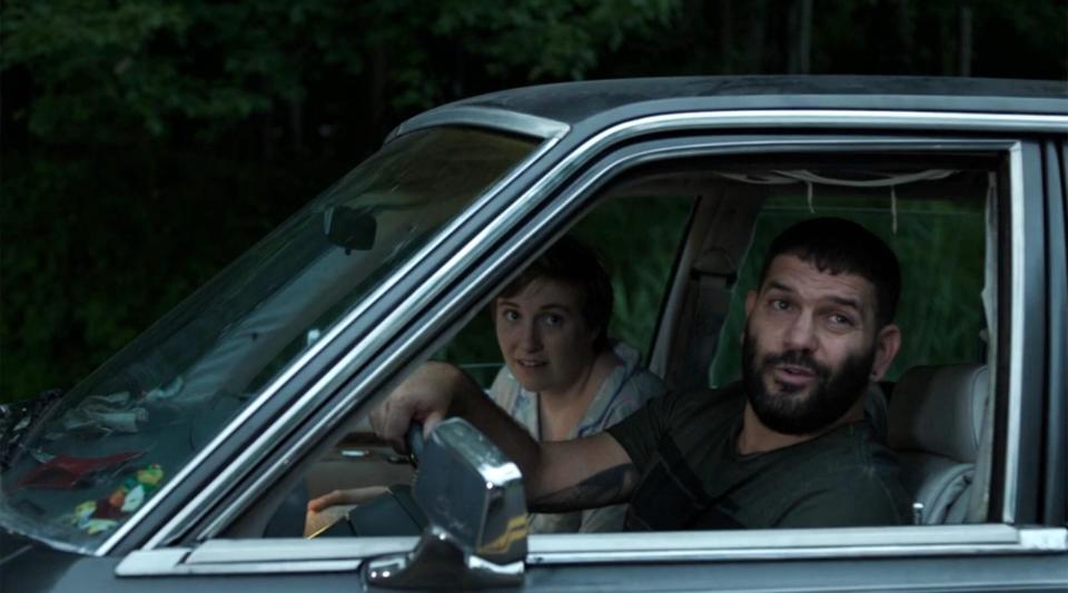 Girls "Homeward Bound" Lena Dunham and Guillermo Diaz