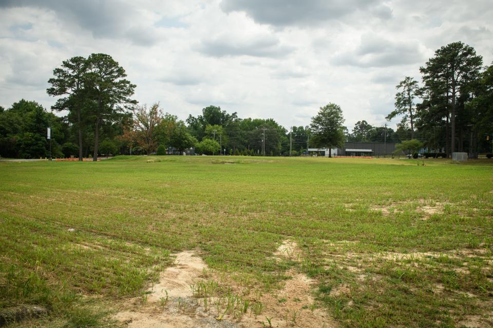 The future site of a health and wellness center at Fayetteville State University. The site was once home to Bryant Hall.