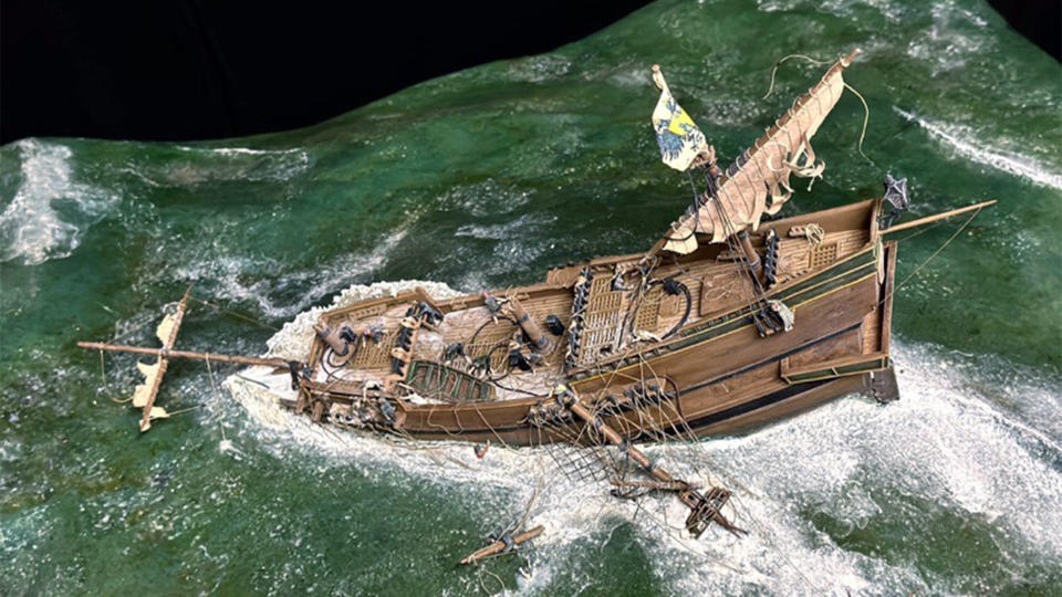 The Santa Margarita was a Spanish treasure galleon that sank in a hurricane in the Florida Strait in 1622. Several early attempts were made to salvage treasure from the wreck, but its location was lost in later centuries.