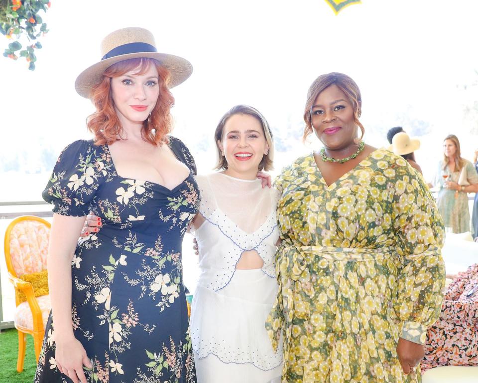 Christina Hendricks, Mae Whitman, and Retta