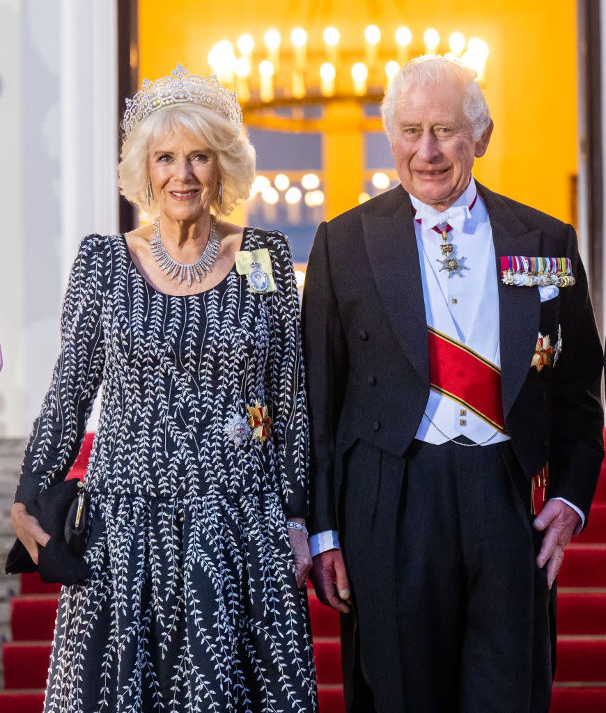 king charles iii and the queen consort visit germany day one