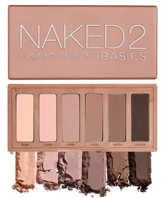 This mini Urban Decay nude-hued eyeshadow palette has 40% off