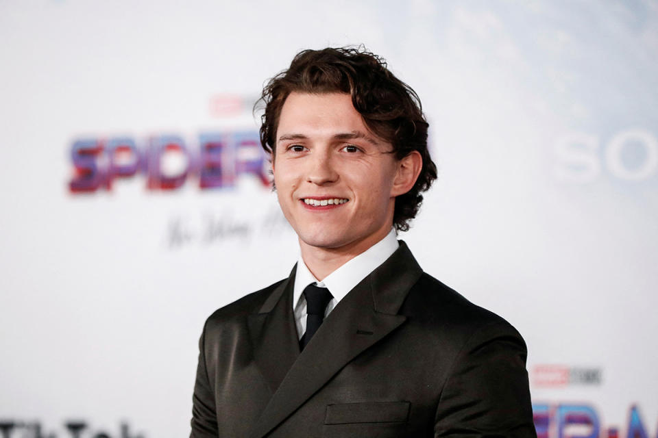 Tom Holland en la premiere de  Spider-Man: No Way Home en Los Angeles, California, (Foto: REUTERS/Mario Anzuoni)