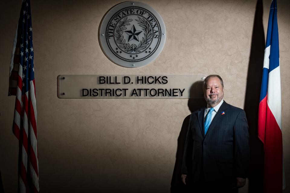 DA Bill Hicks stands for a portrait at the El Paso County District Attorney's Office on Thursday, July 6, 2023.