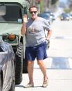 <p>Arnold Schwarzenegger steps out in L.A. on Tuesday looking ready for the sunshine. </p>