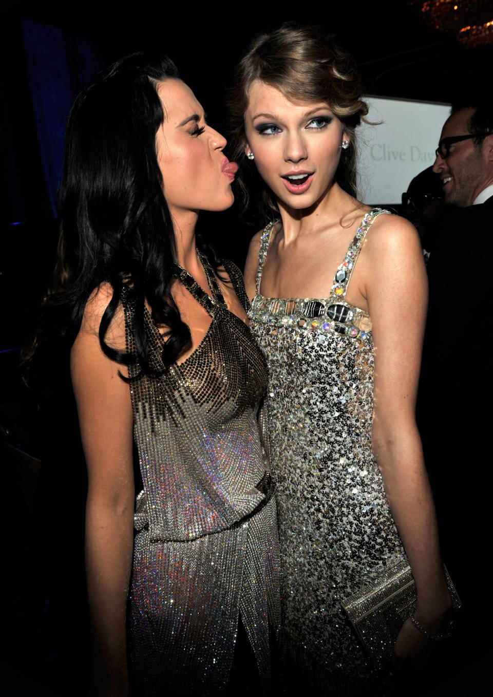 Katy Perry and Taylor Swift at the 2010 Grammys. (Photo: Getty Images)