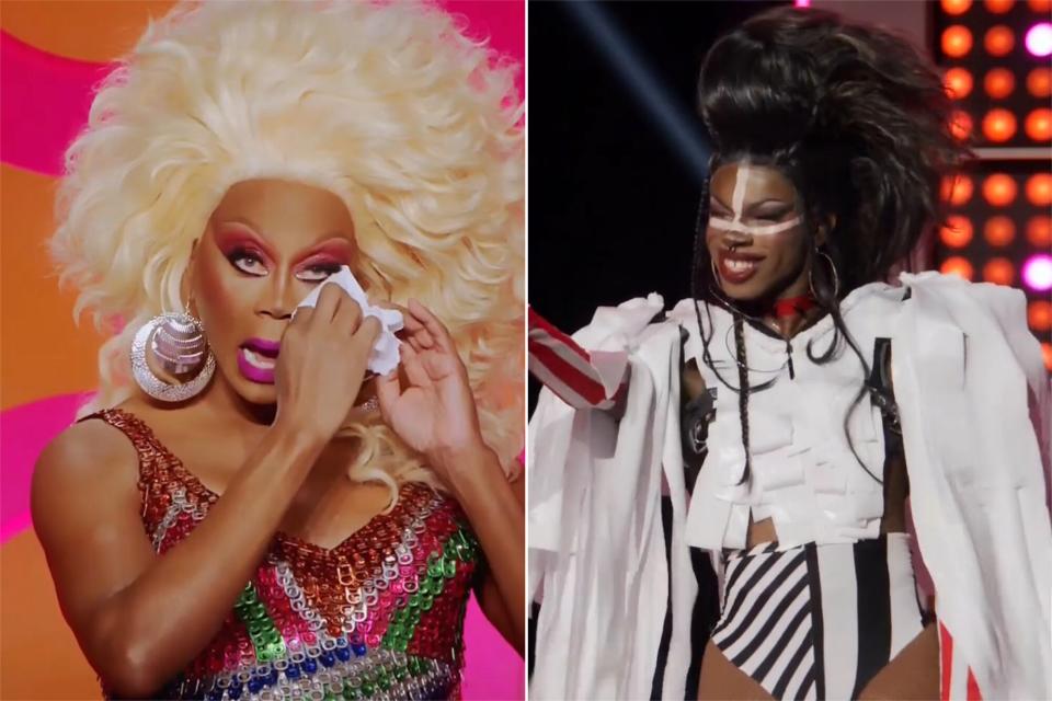 RuPaul cries at Luxx Noir London's tribute look on RuPaul's Drag Race