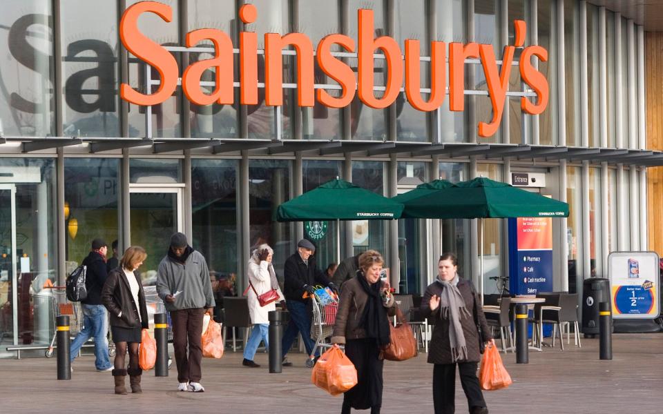 Sainsbury's expects profits for the full year to still be at the upper end of its £670m and £700m guidance