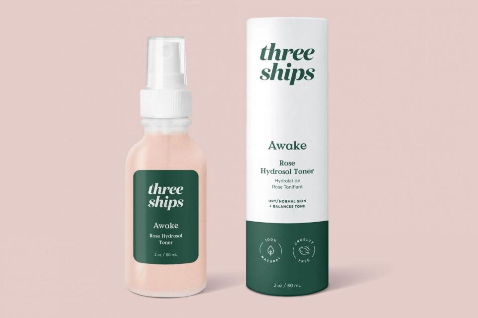 Three Ships Awake Rose Hydrosol Toner