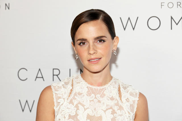 Emma Watson Wore a Gravity-Defying Dress, and the Jokes Are