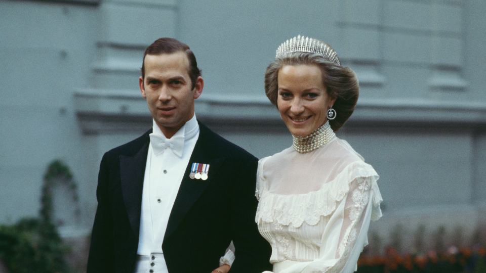 <p> Prince Michael of Kent, a cousin of the Queen, met Baroness Marie-Christine von Reibnitz in the late 1970s when she was recently divorced. After he gave up his line in the succession to marry her, they walked down the aisle in 1978 - when she became Princess Michael of Kent. The couple have two children, Lord Frederick Windsor and Lady Gabriella Windsor. </p>