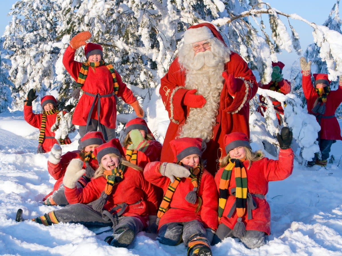 Santa and his elves (Felicity Byrnes)