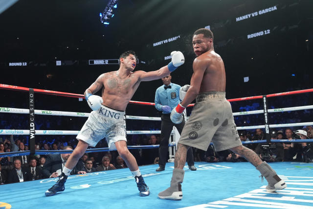 Ryan Garcia knocks Devin Haney down 3 times and hands his amateur rival his  first pro loss