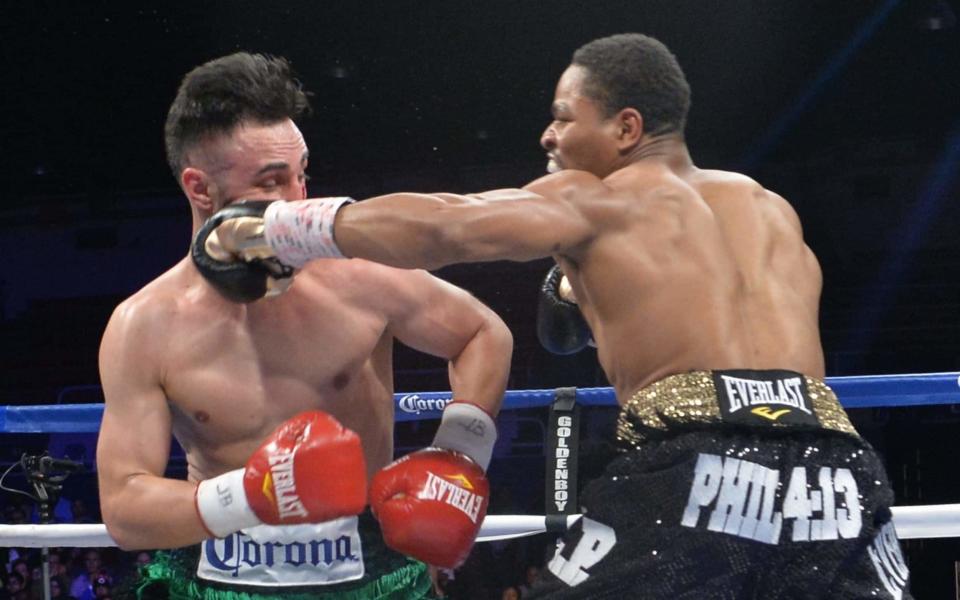 Shawn Porter, right, believes Spence is ready to take over - Credit: Getty Images