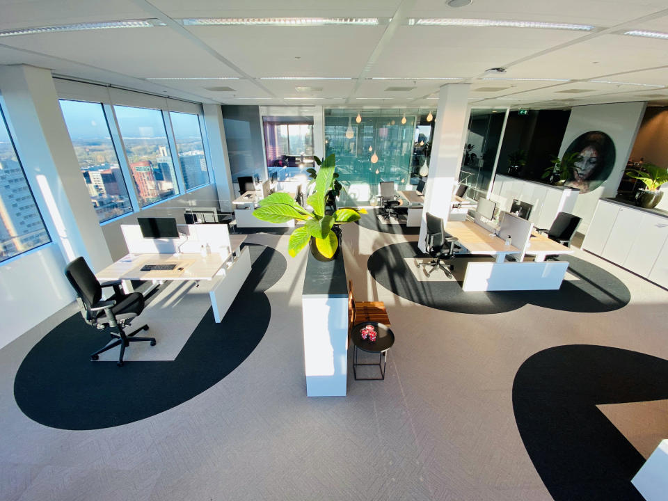 A prototype office of international real estate company Cushman & Wakefield in Amsterdam, Netherlands