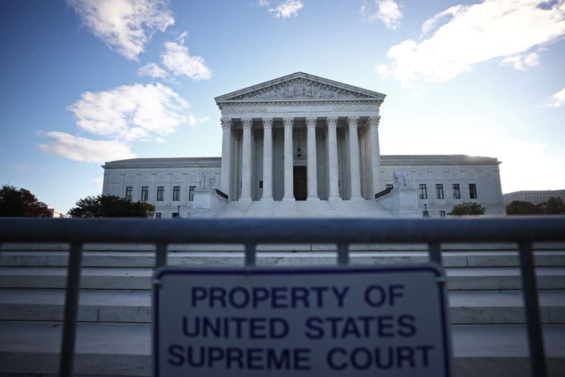 General view of the U.S. Supreme Court in Washington