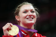 Trampolinist Rosie MacLennan wins Canada lone gold medal at the London Olympics