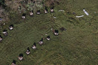 An aerial view of debris spread out after Hurricane Ian caused widespread destruction in Punta Gorda, Florida, U.S., September 30, 2022. REUTERS/Shannon Stapleton