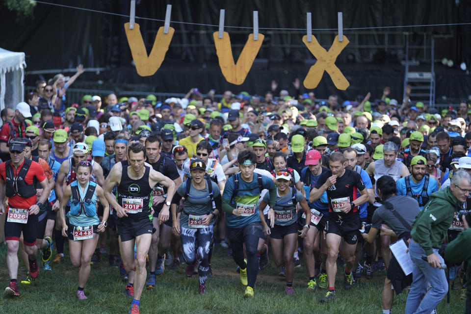 Carrying a hydration pack is necessary for long trail races such as those in the Volvic Volcanic Experience. (PHOTO: Volvic Asia)