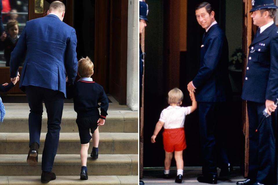 Prince William and Prince George, Prince Charles and Prince William