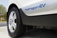 Hyundai Tucson hydrogen fuel cell electric vehicle in Newport Beach, California