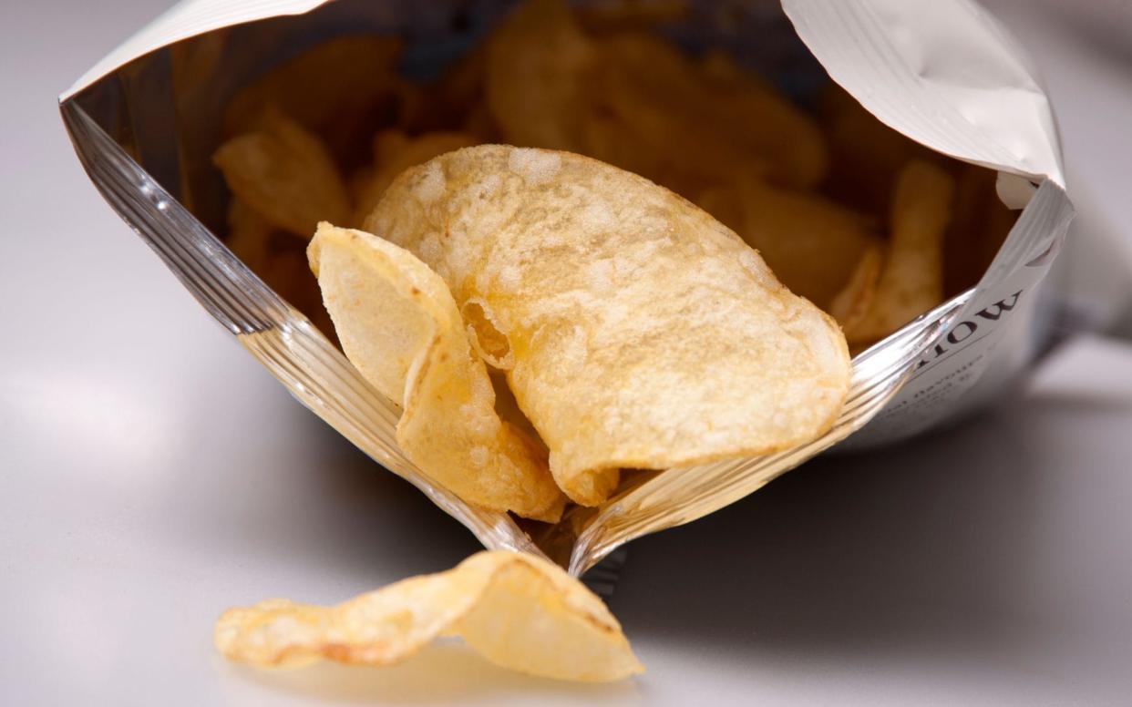 Why do crisp packets have so much air in them?  - Alamy 