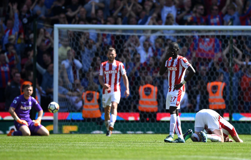 Crystal Palace’s late winner relegated Stoke