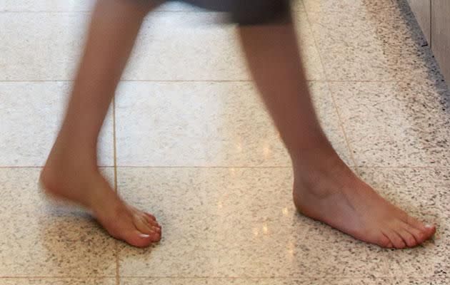 Thousands of people could be walking barefoot every day. Photo: Getty