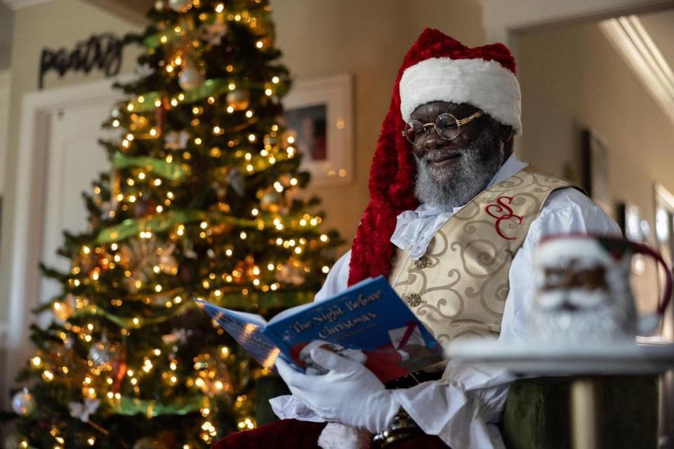 NC native Titus Hopper — aka Hop The Black Santa — has overcome a brutal tragedy to find happiness as an educator, a dad, and a big guy in a red suit.