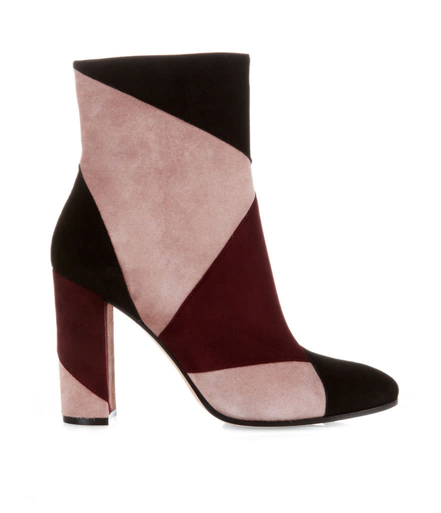 Gianvito Rossi Patchwork Ankle Boots