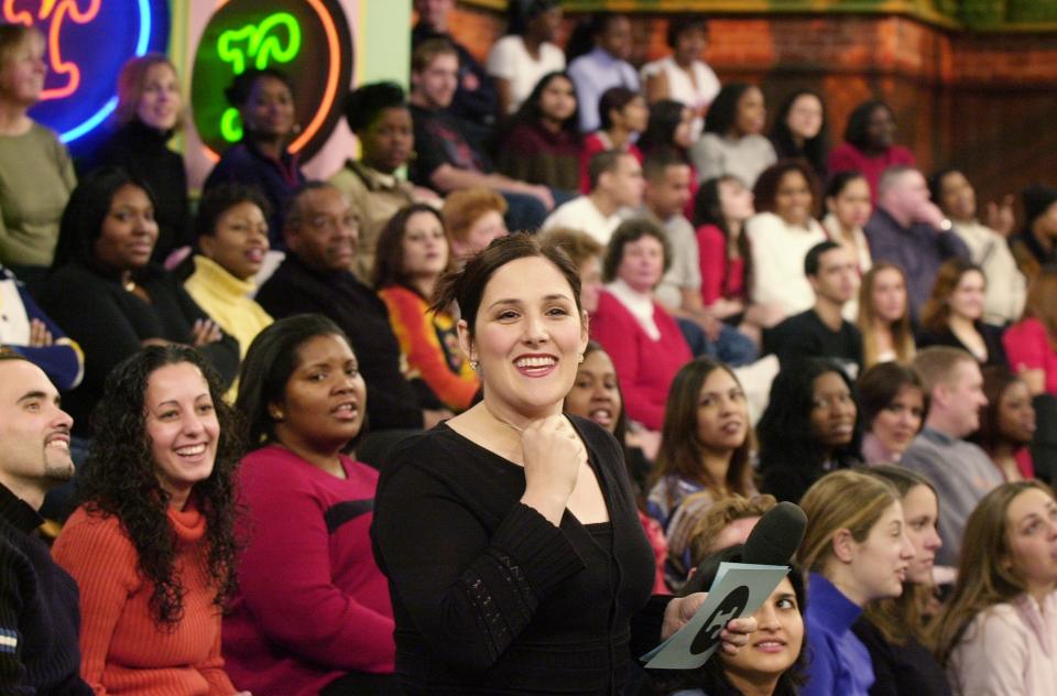 Ricki Lake in front of the studio audience on the set of her (New York Daily News Archive / NY Daily News via Getty Images)