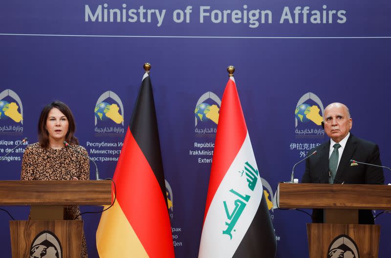 Germany's Foreign Minister Annalena Baerbock visits Iraq